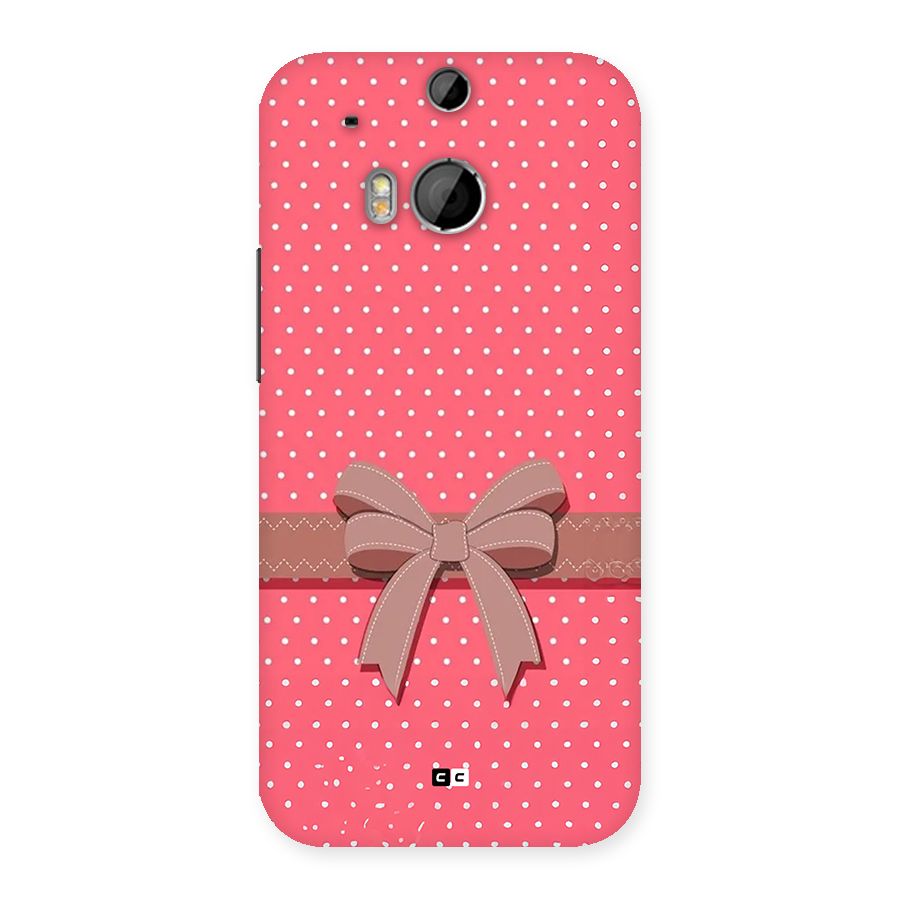 Gift Ribbon Back Case for One M8