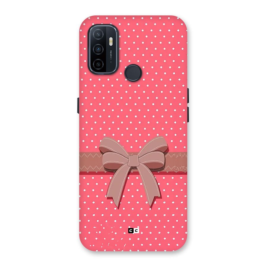 Gift Ribbon Back Case for Oppo A32