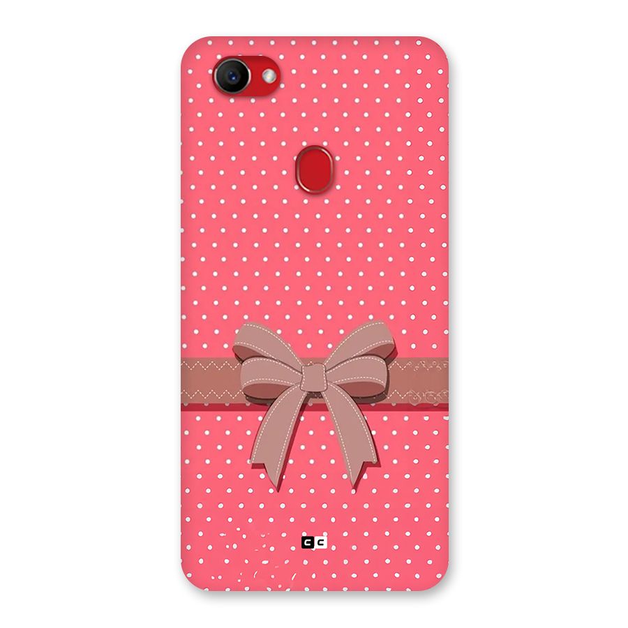 Gift Ribbon Back Case for Oppo F7