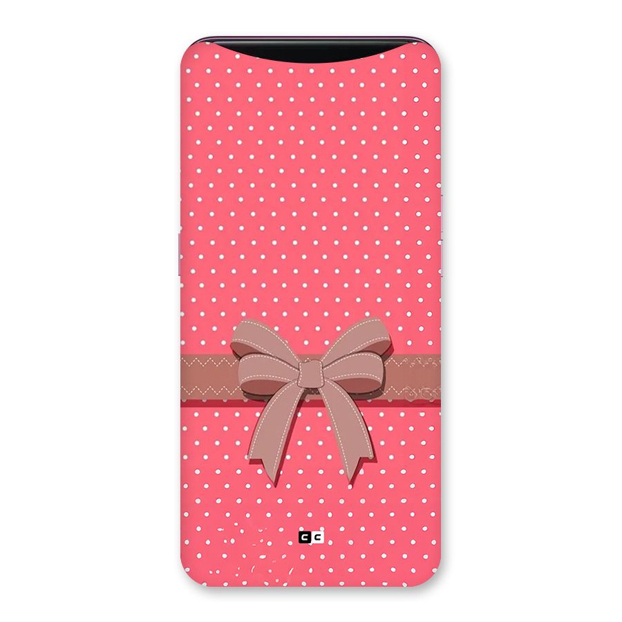 Gift Ribbon Back Case for Oppo Find X