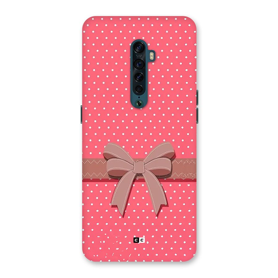 Gift Ribbon Back Case for Oppo Reno2