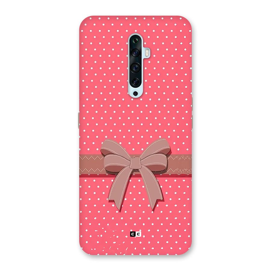 Gift Ribbon Back Case for Oppo Reno2 F