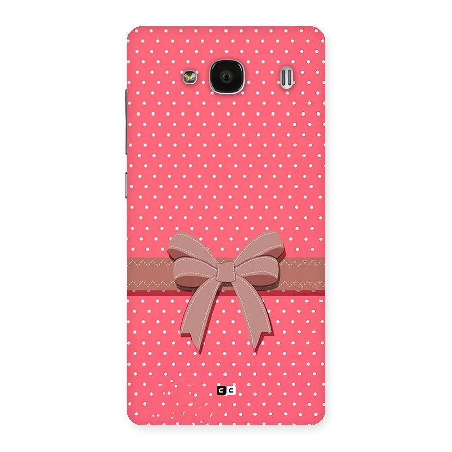 Gift Ribbon Back Case for Redmi 2 Prime