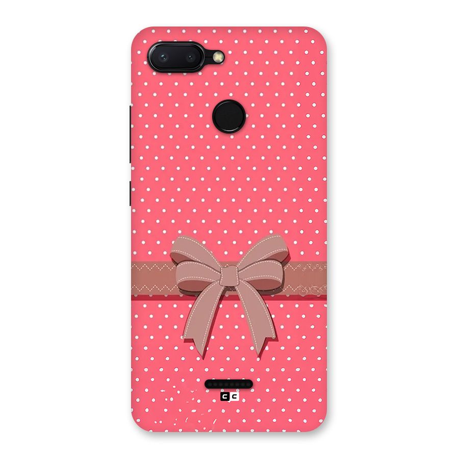 Gift Ribbon Back Case for Redmi 6