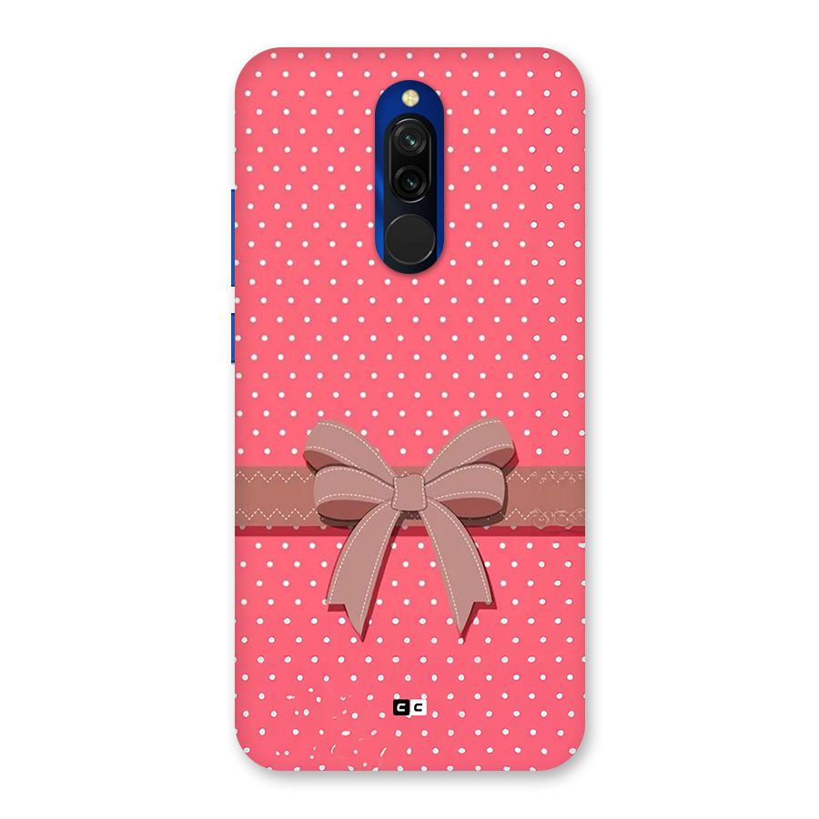 Gift Ribbon Back Case for Redmi 8