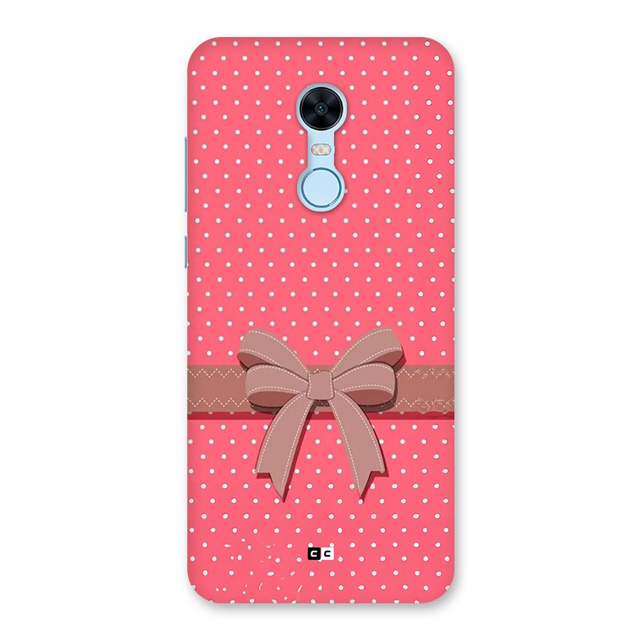 Gift Ribbon Back Case for Redmi Note 5