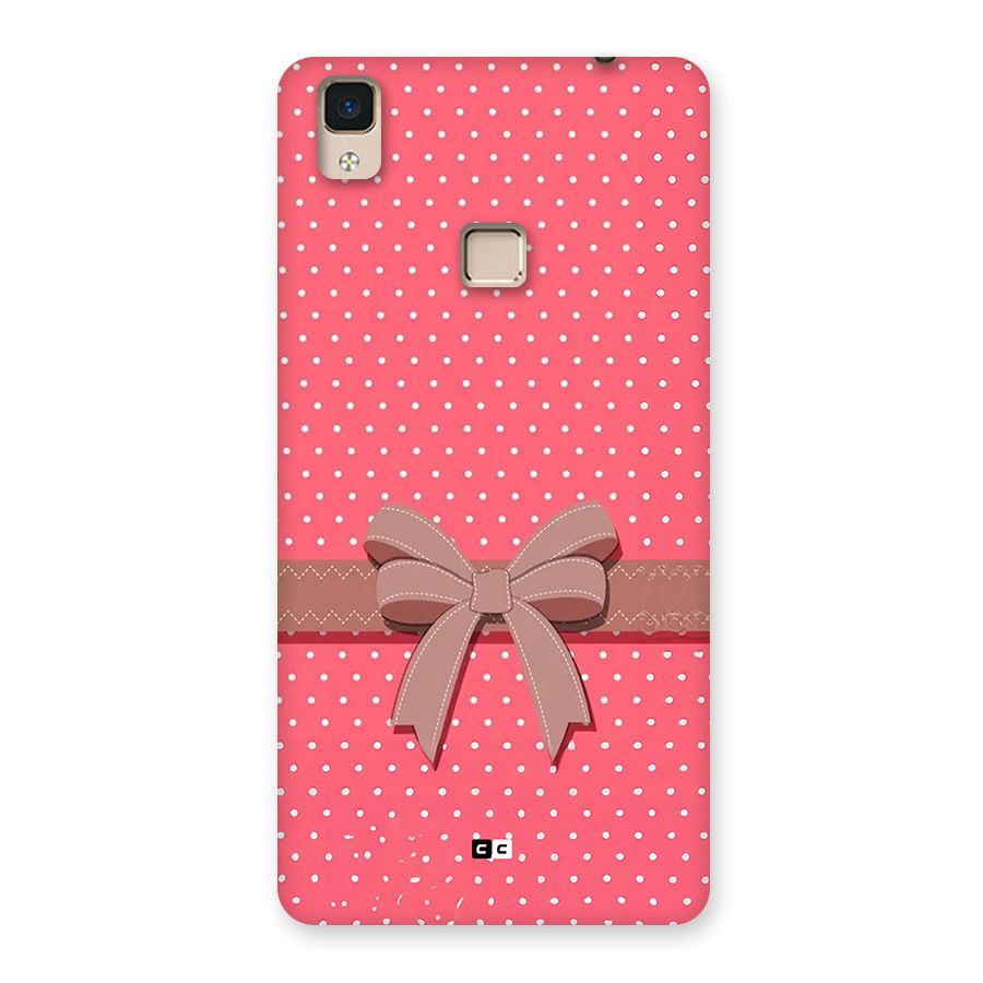 Gift Ribbon Back Case for V3 Max