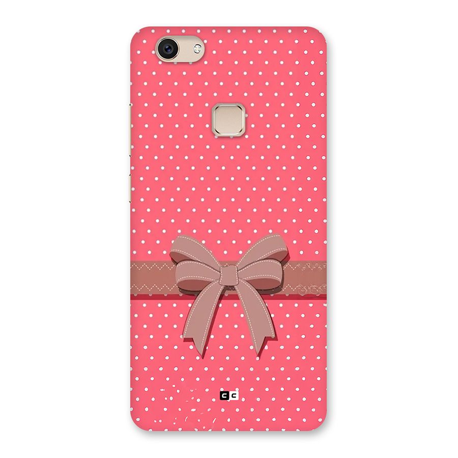 Gift Ribbon Back Case for Vivo V7