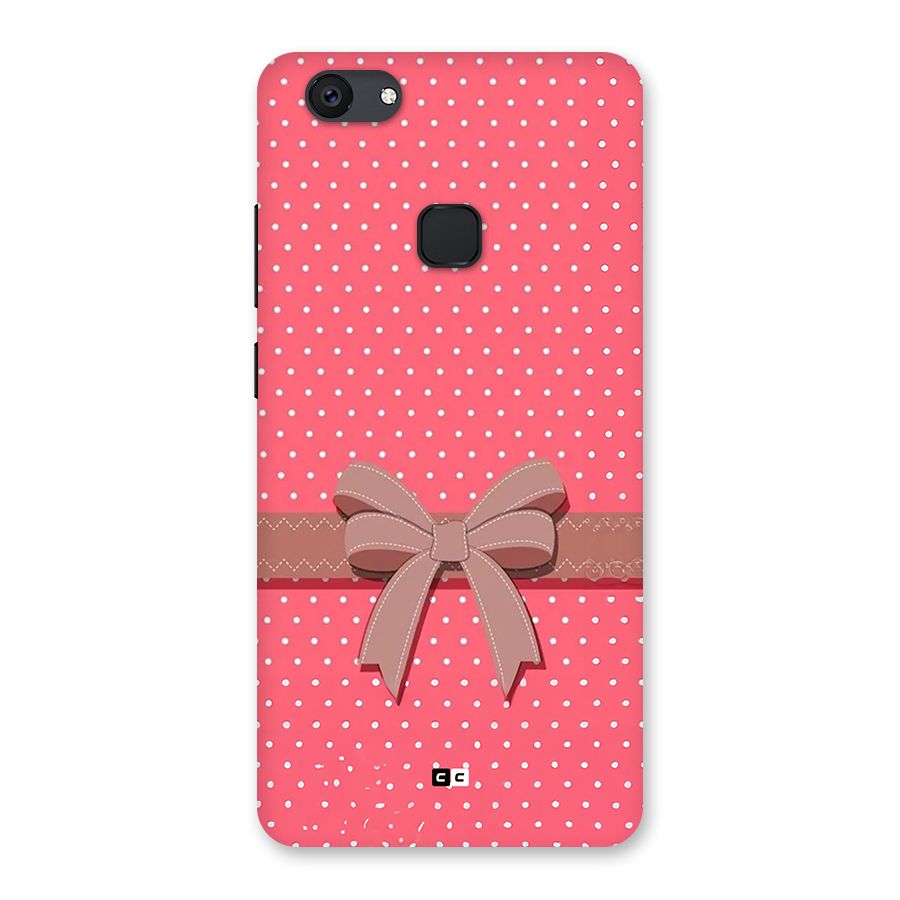 Gift Ribbon Back Case for Vivo V7 Plus