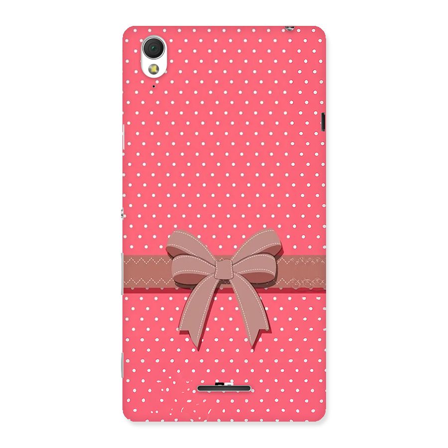 Gift Ribbon Back Case for Xperia T3
