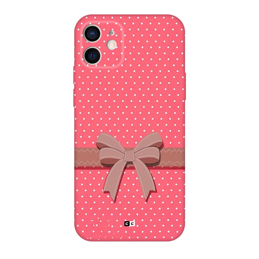 Gift Ribbon Back Case for iPhone 12