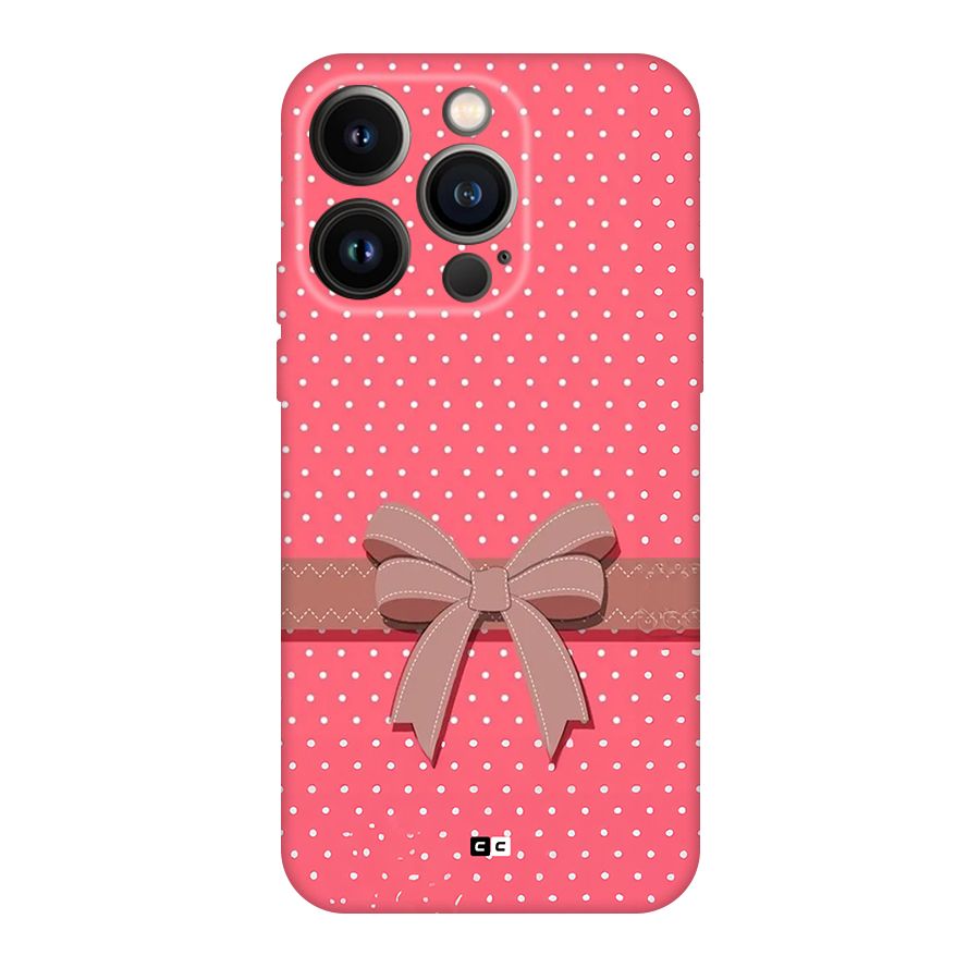 Gift Ribbon Back Case for iPhone 14 Pro