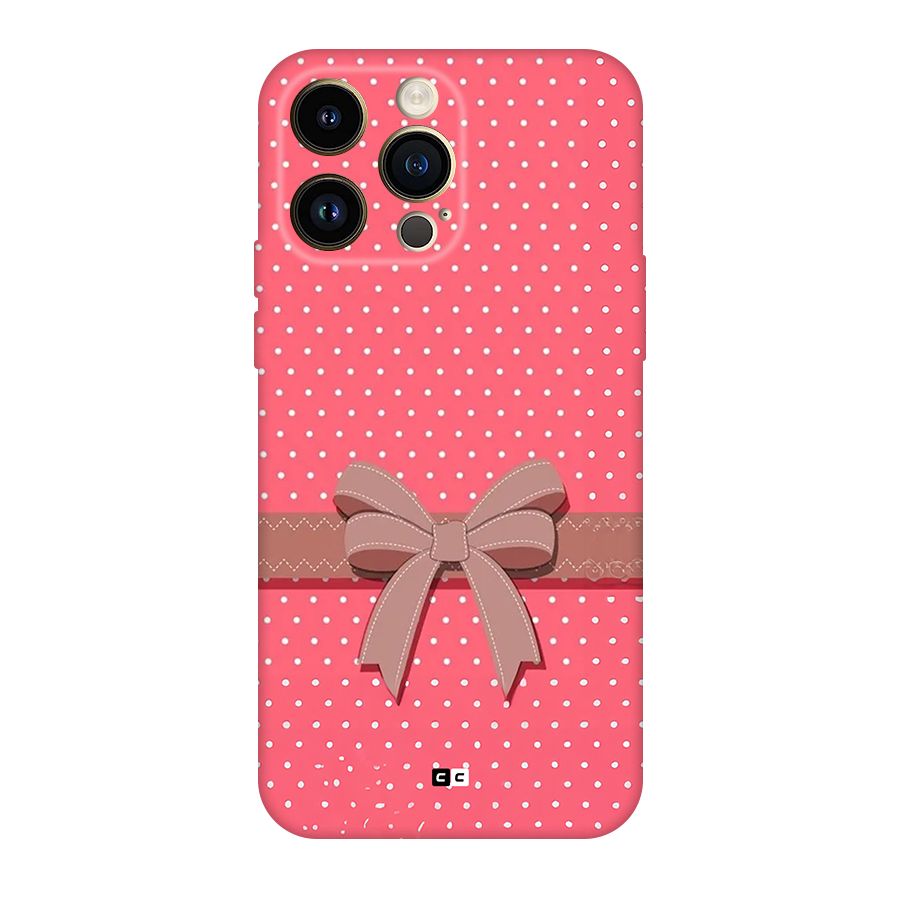 Gift Ribbon Back Case for iPhone 14 Pro Max