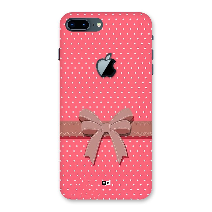 Gift Ribbon Back Case for iPhone 7 Plus Apple Cut