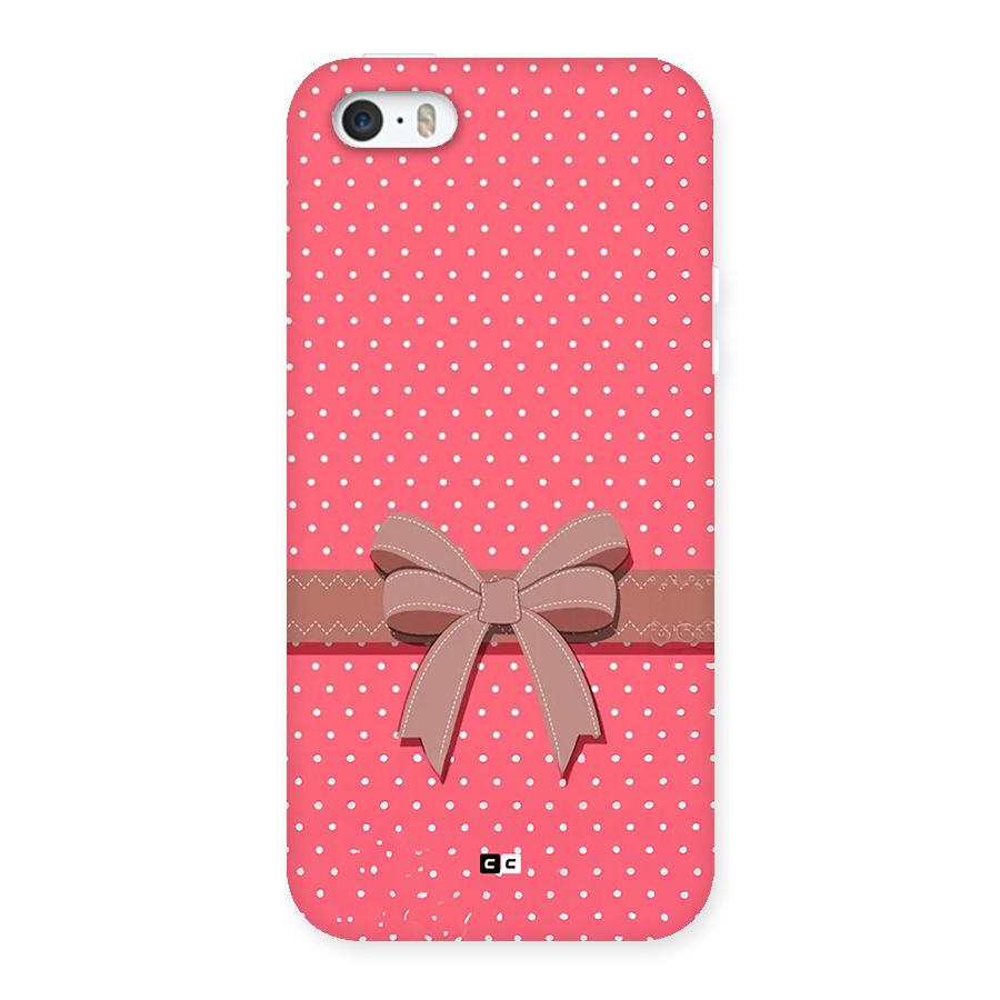 Gift Ribbon Back Case for iPhone SE 2016