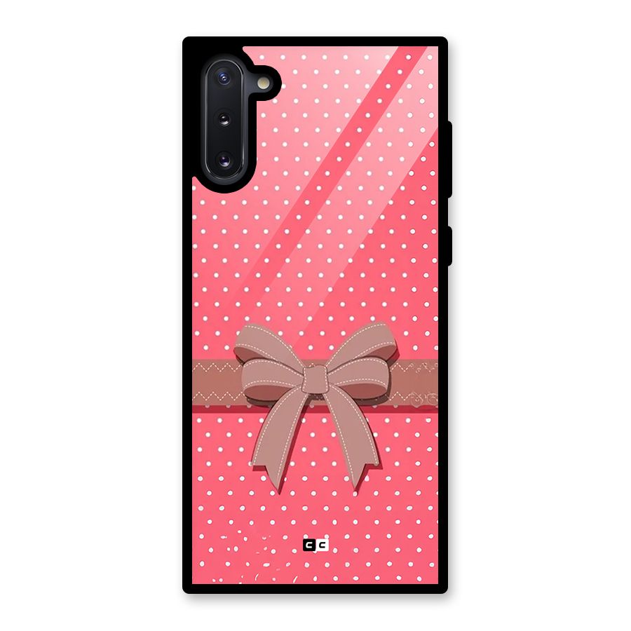 Gift Ribbon Glass Back Case for Galaxy Note 10