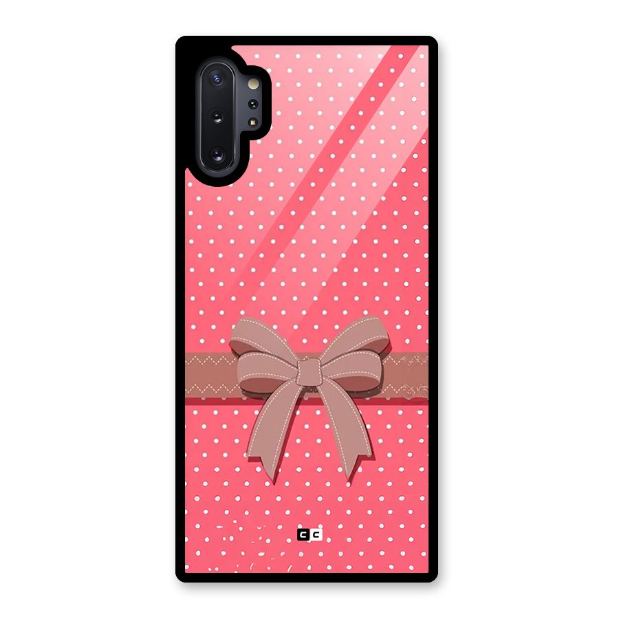 Gift Ribbon Glass Back Case for Galaxy Note 10 Plus
