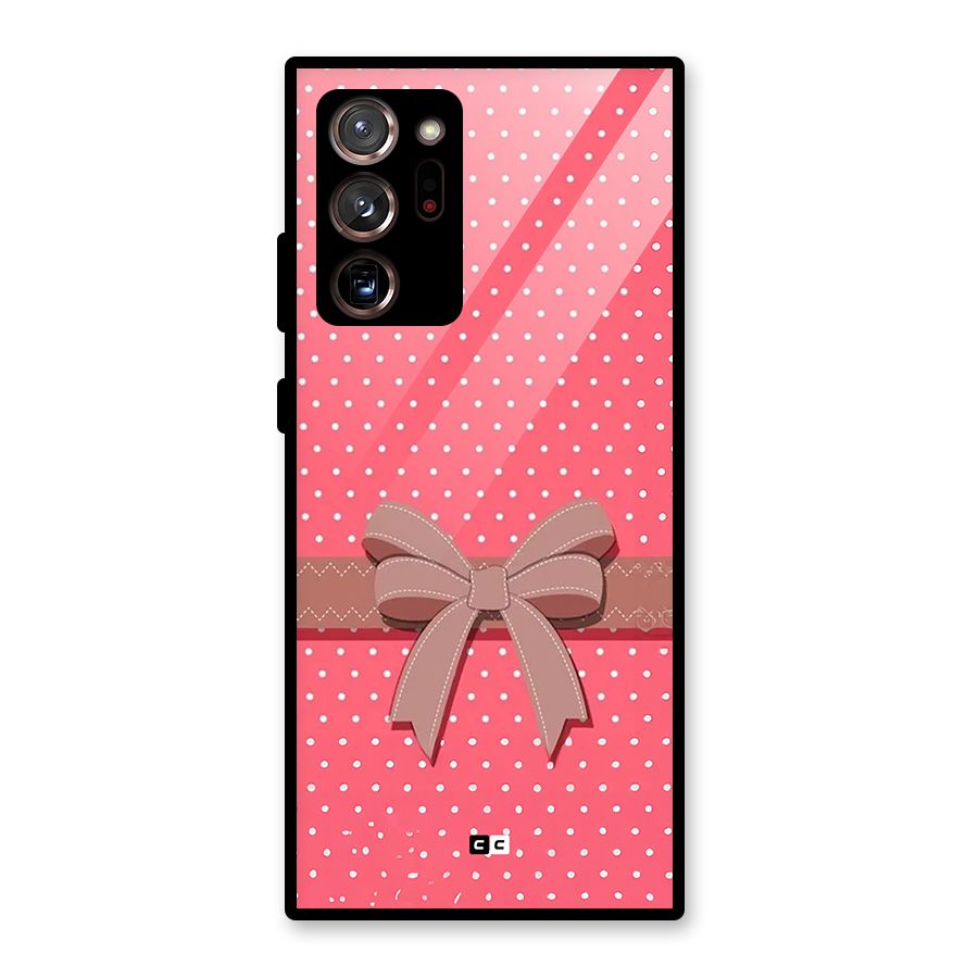 Gift Ribbon Glass Back Case for Galaxy Note 20 Ultra 5G