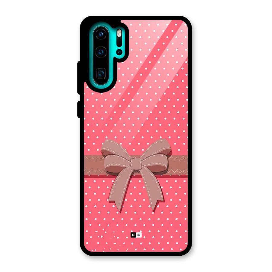 Gift Ribbon Glass Back Case for Huawei P30 Pro