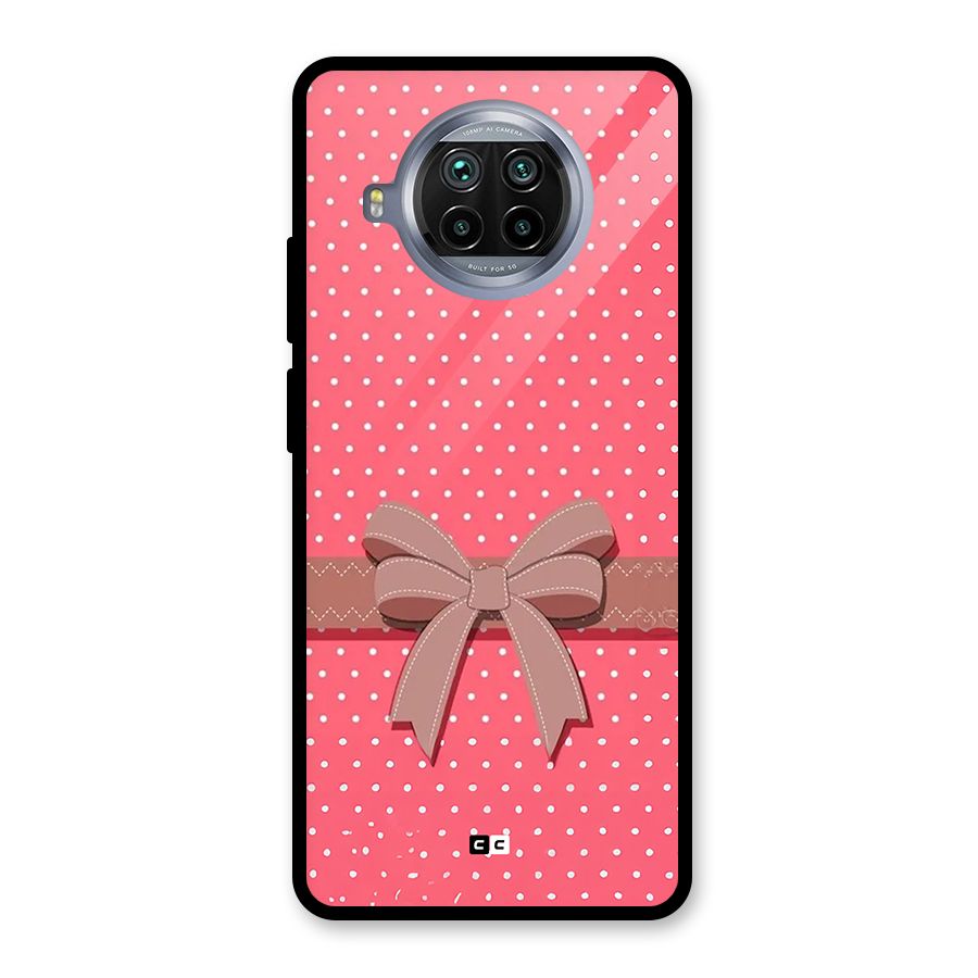 Gift Ribbon Glass Back Case for Mi 10i