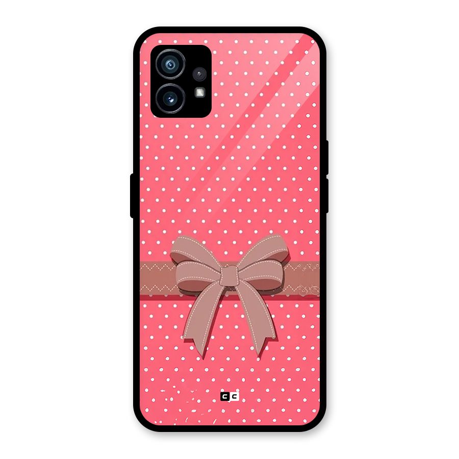 Gift Ribbon Glass Back Case for Nothing Phone 1