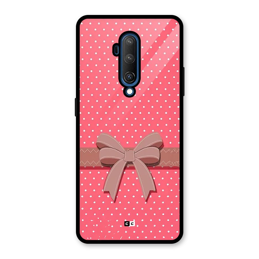 Gift Ribbon Glass Back Case for OnePlus 7T Pro
