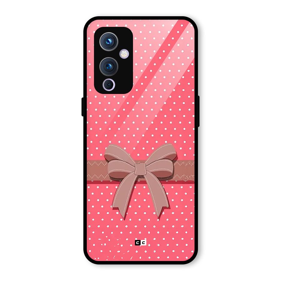 Gift Ribbon Glass Back Case for OnePlus 9