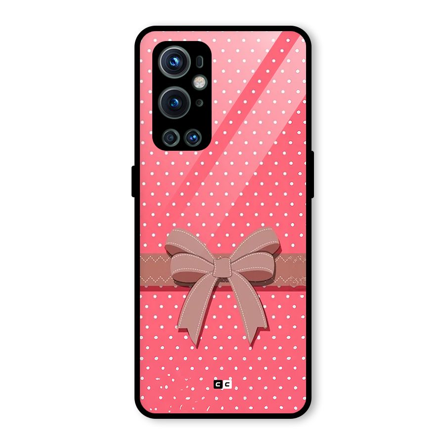 Gift Ribbon Glass Back Case for OnePlus 9 Pro