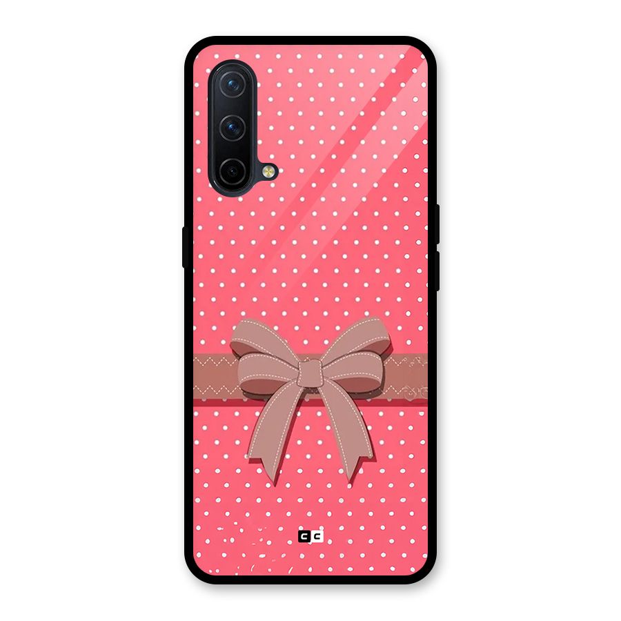 Gift Ribbon Glass Back Case for OnePlus Nord CE 5G