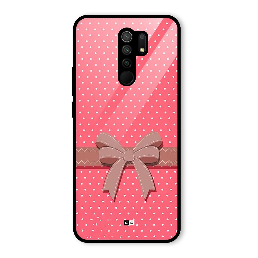 Gift Ribbon Glass Back Case for Poco M2