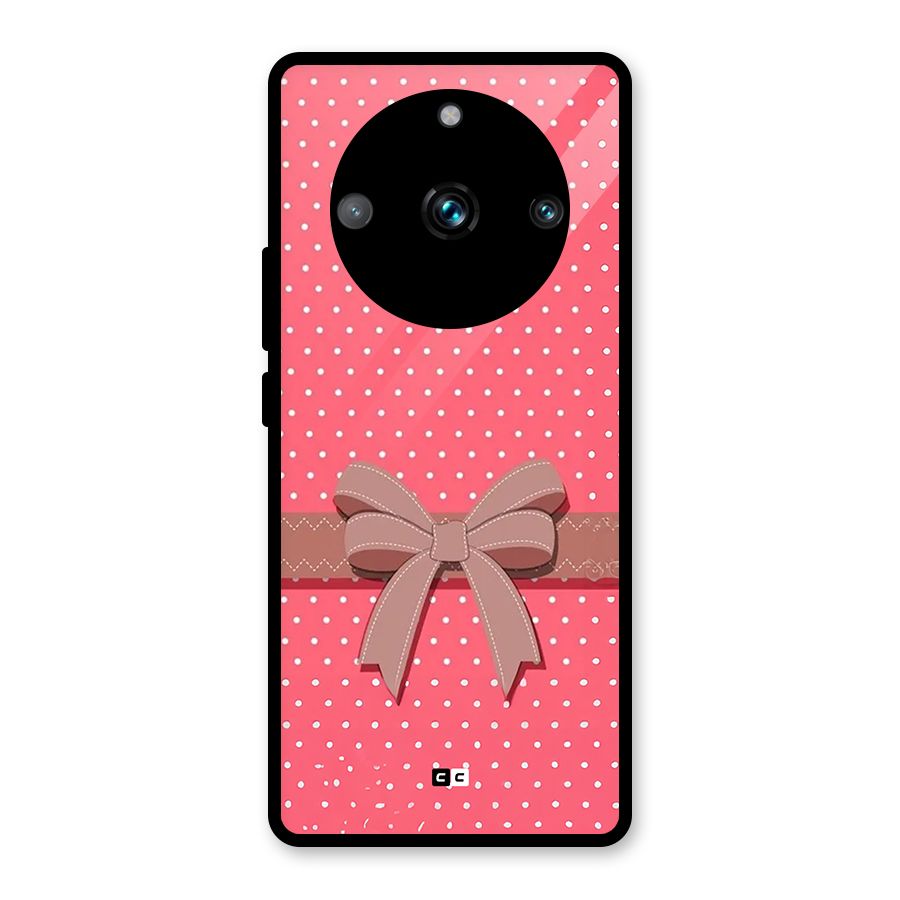 Gift Ribbon Glass Back Case for Realme 11 Pro Plus