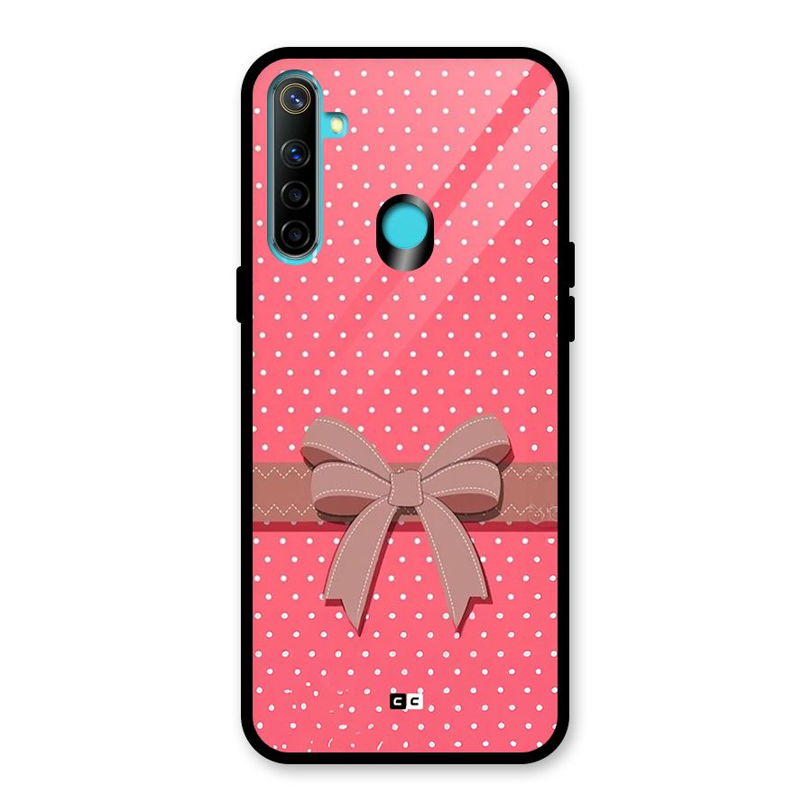 Gift Ribbon Glass Back Case for Realme 5