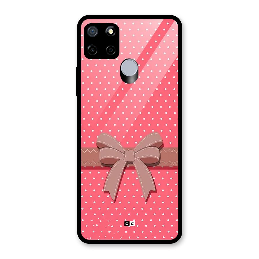 Gift Ribbon Glass Back Case for Realme C12