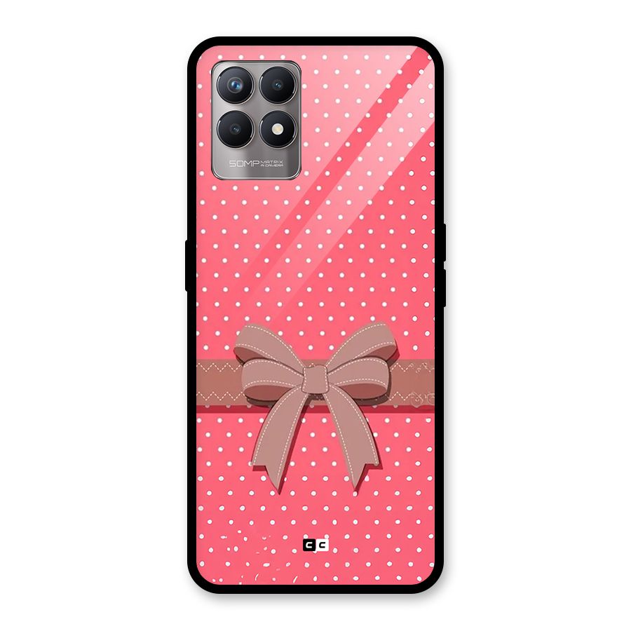 Gift Ribbon Glass Back Case for Realme Narzo 50