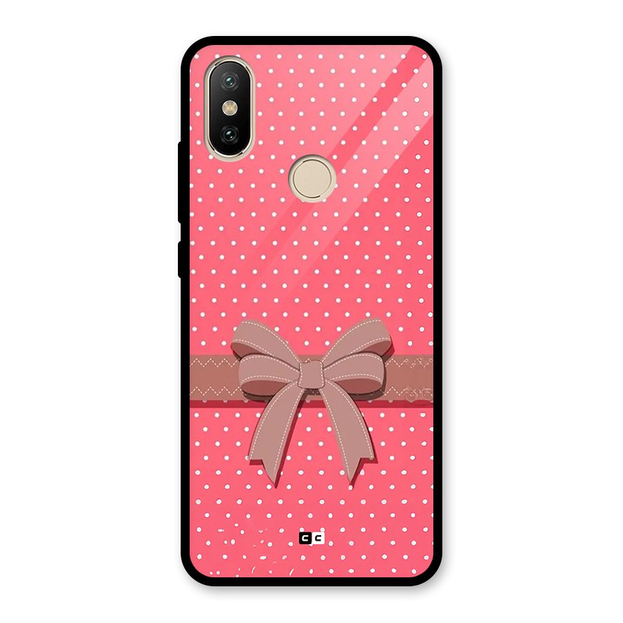 Gift Ribbon Glass Back Case for Redmi A1