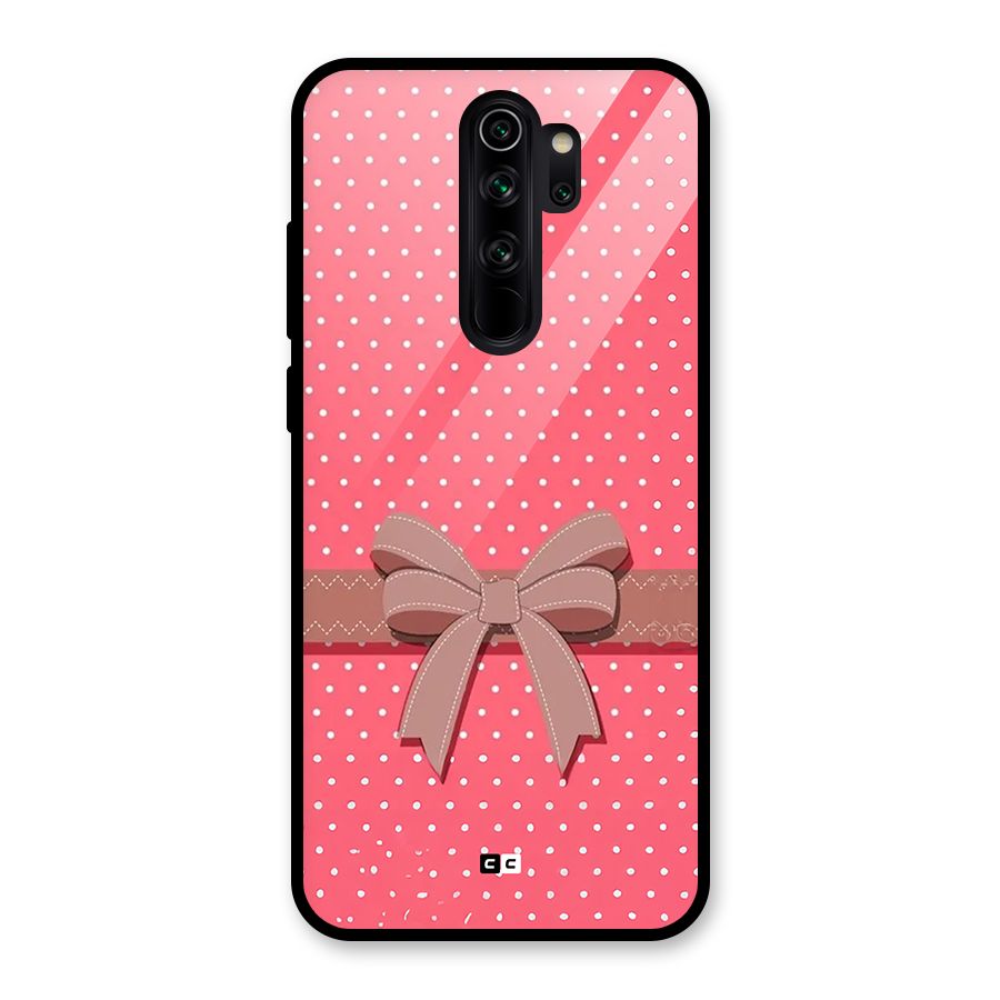 Gift Ribbon Glass Back Case for Redmi Note 8 Pro