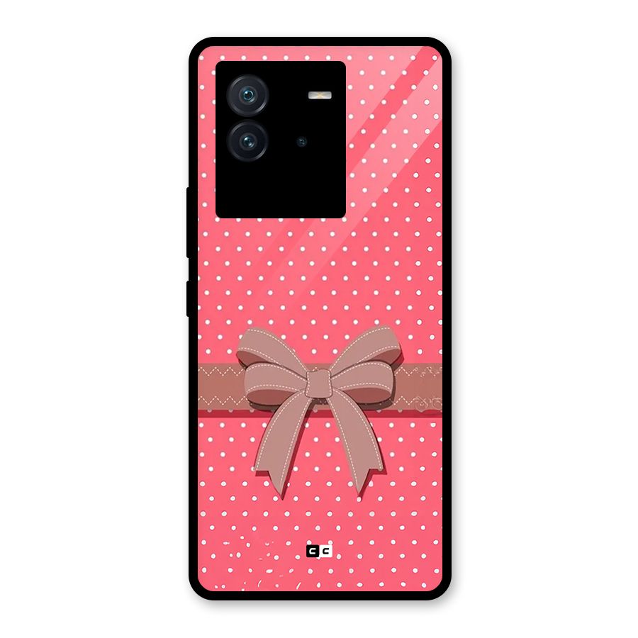 Gift Ribbon Glass Back Case for Vivo iQOO Neo 6 5G