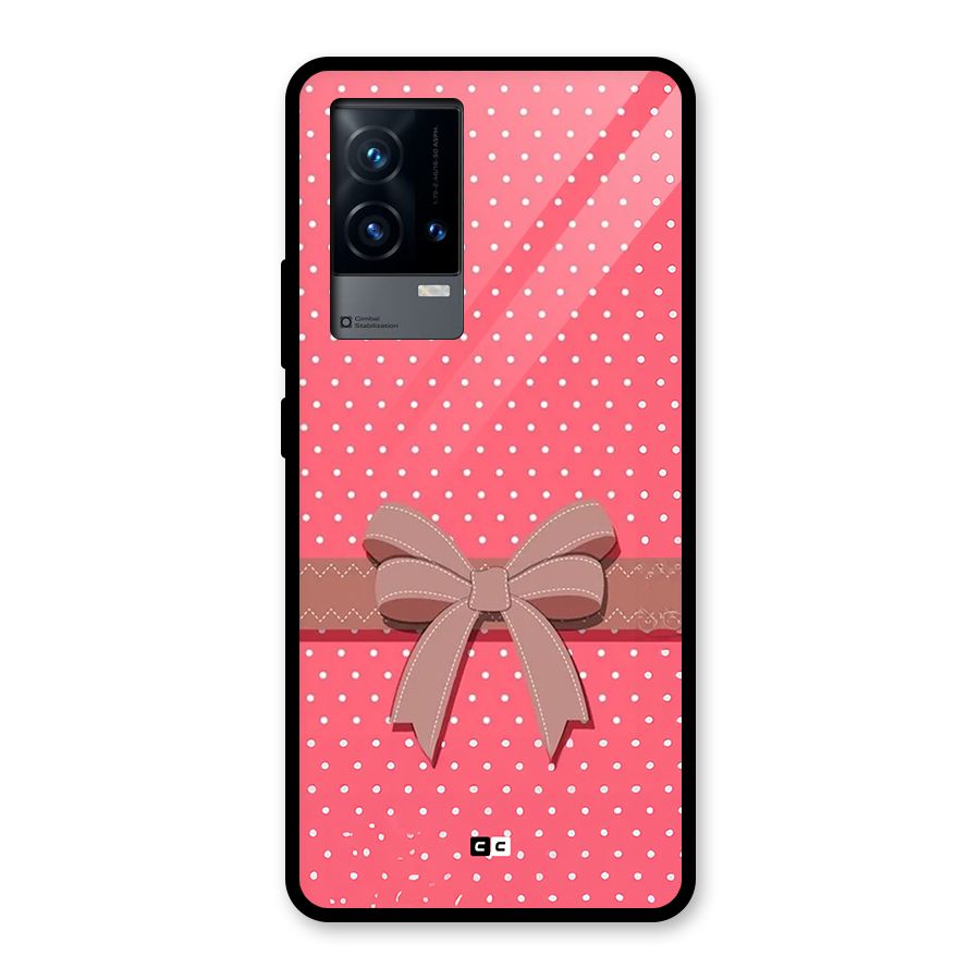Gift Ribbon Glass Back Case for iQOO 9 5G