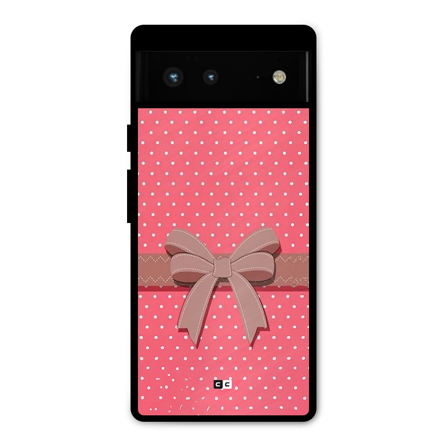 Gift Ribbon Metal Back Case for Google Pixel 6