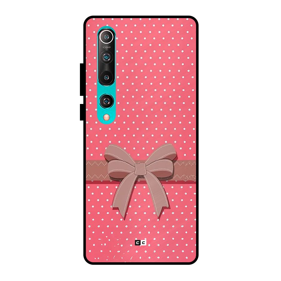 Gift Ribbon Metal Back Case for Mi 10