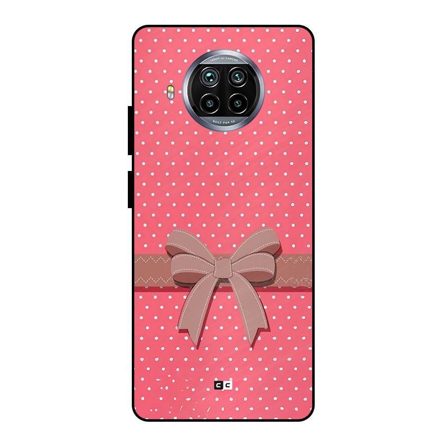 Gift Ribbon Metal Back Case for Mi 10i