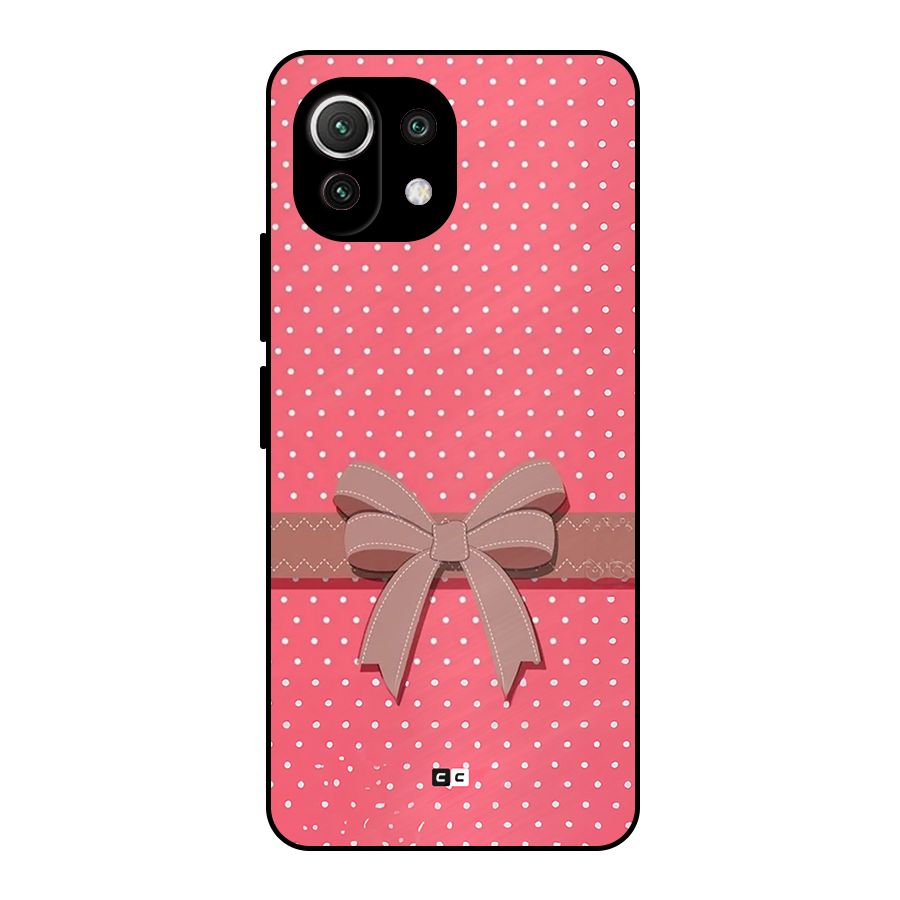 Gift Ribbon Metal Back Case for Mi 11 Lite NE 5G