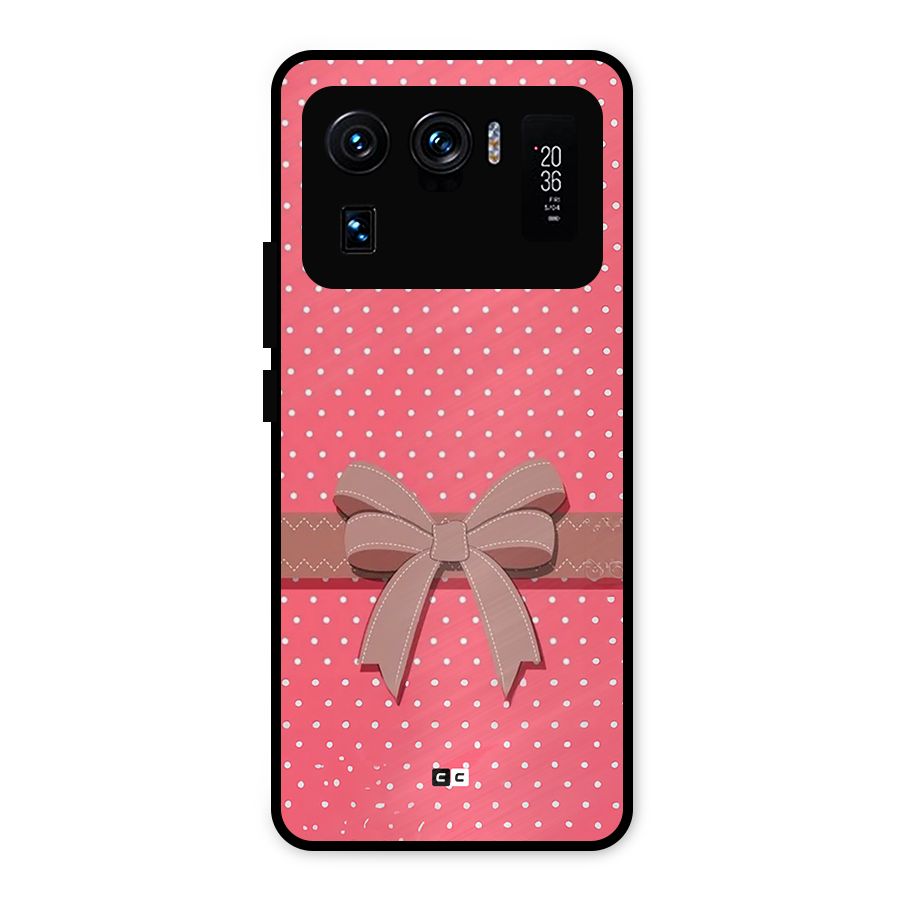 Gift Ribbon Metal Back Case for Mi 11 Ultra