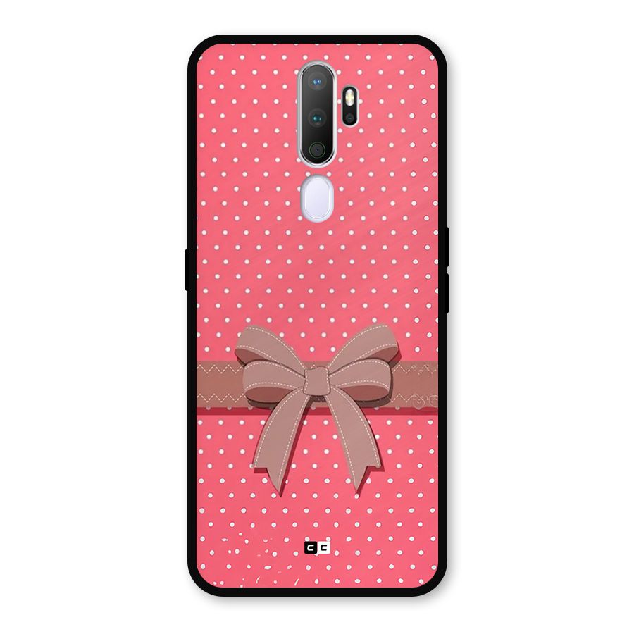 Gift Ribbon Metal Back Case for Oppo A9 (2020)