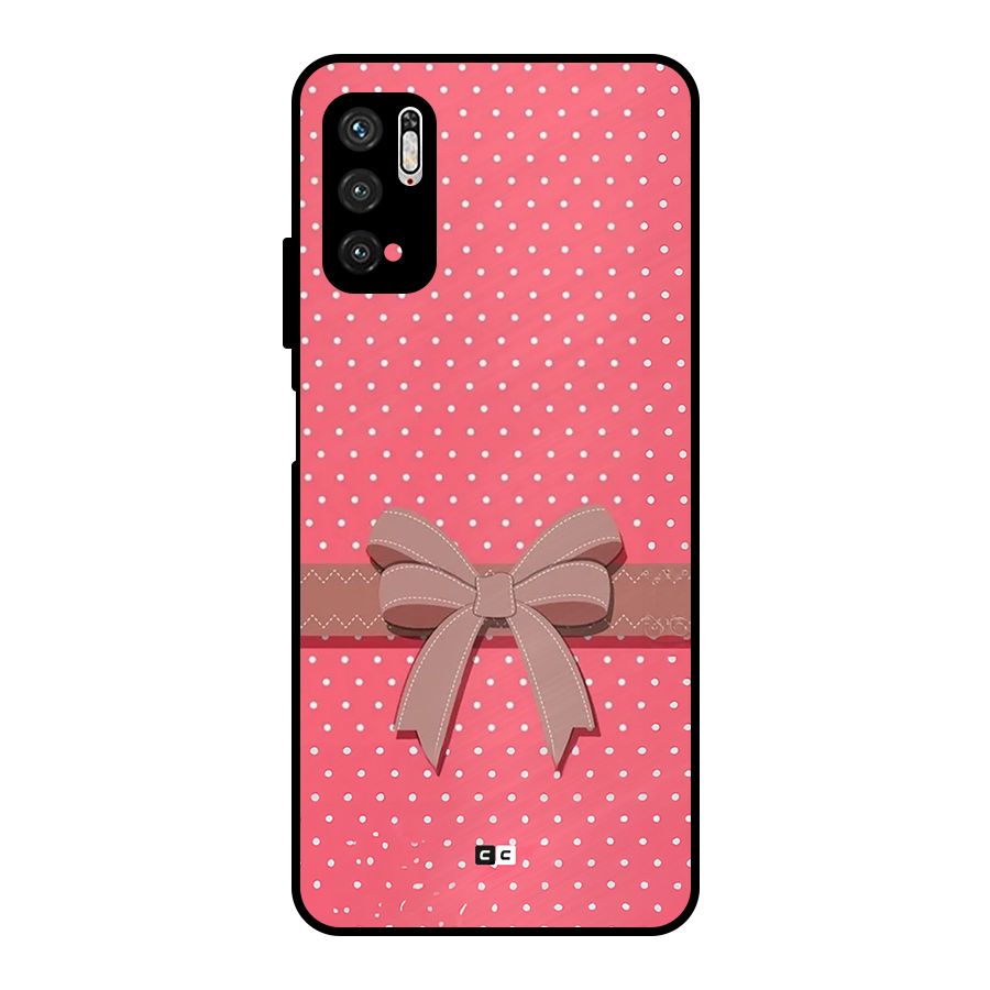 Gift Ribbon Metal Back Case for Poco M3 Pro 5G