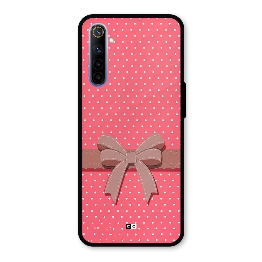 Gift Ribbon Metal Back Case for Realme 6