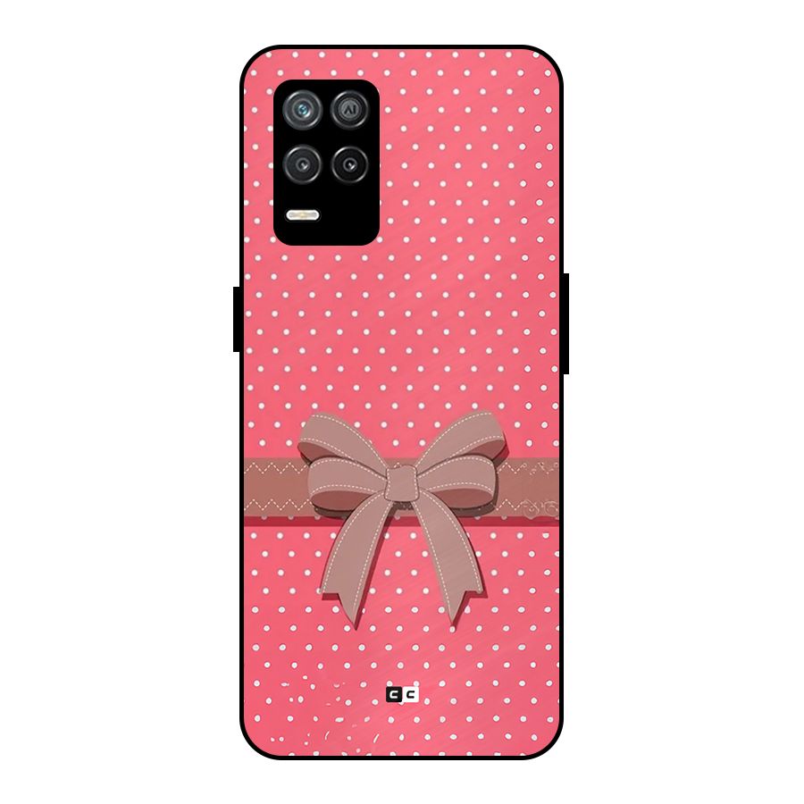 Gift Ribbon Metal Back Case for Realme 8s 5G