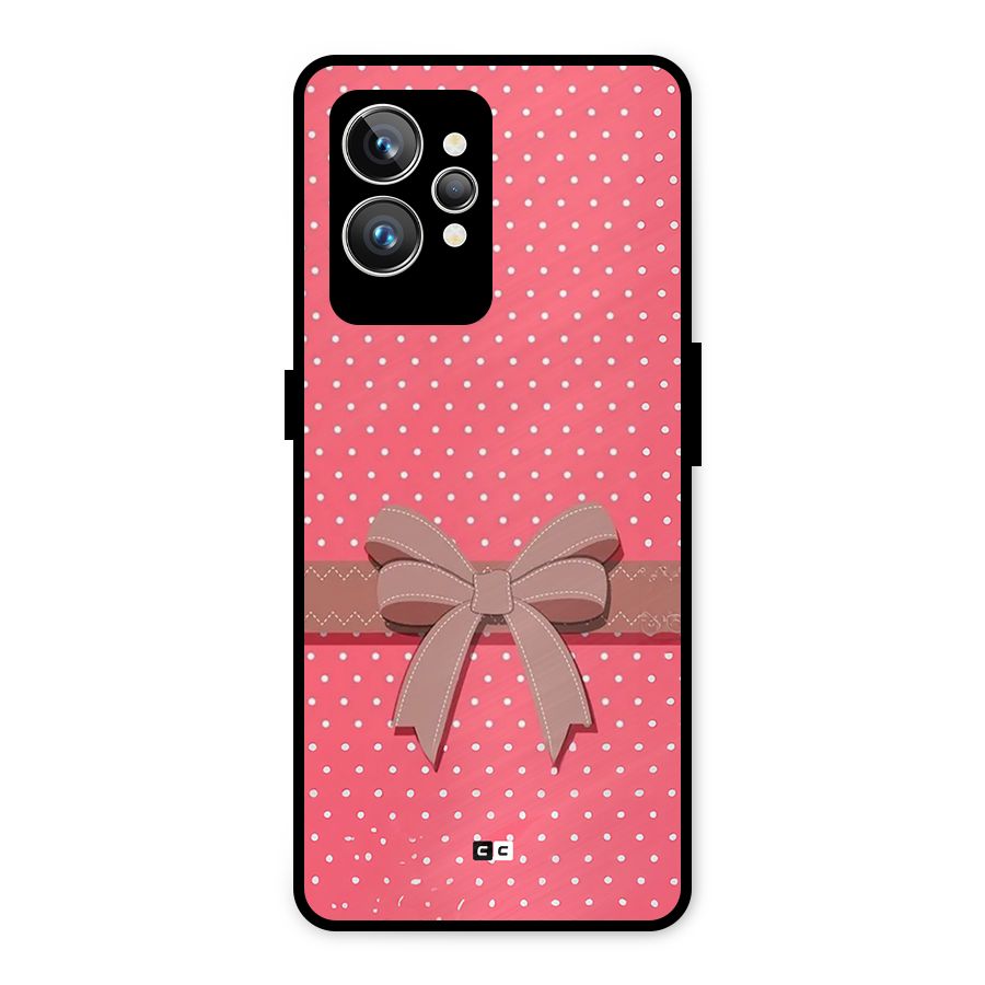 Gift Ribbon Metal Back Case for Realme GT2 Pro