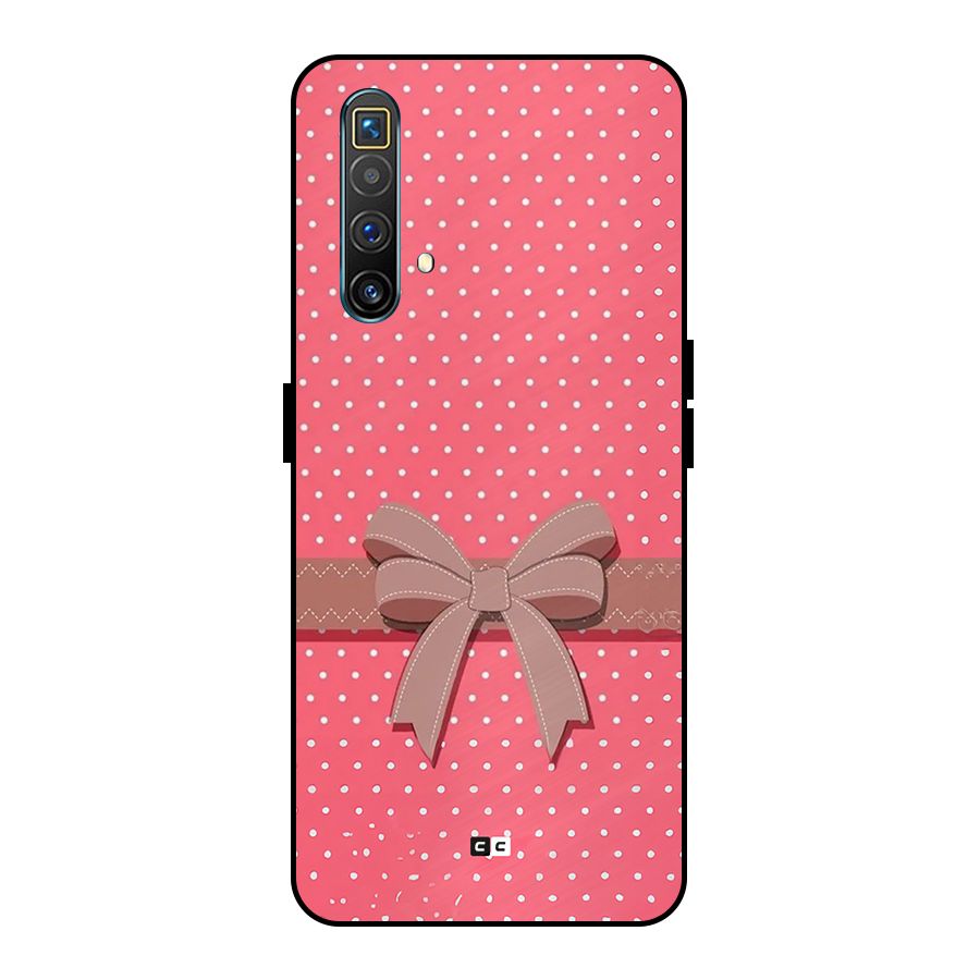 Gift Ribbon Metal Back Case for Realme X3