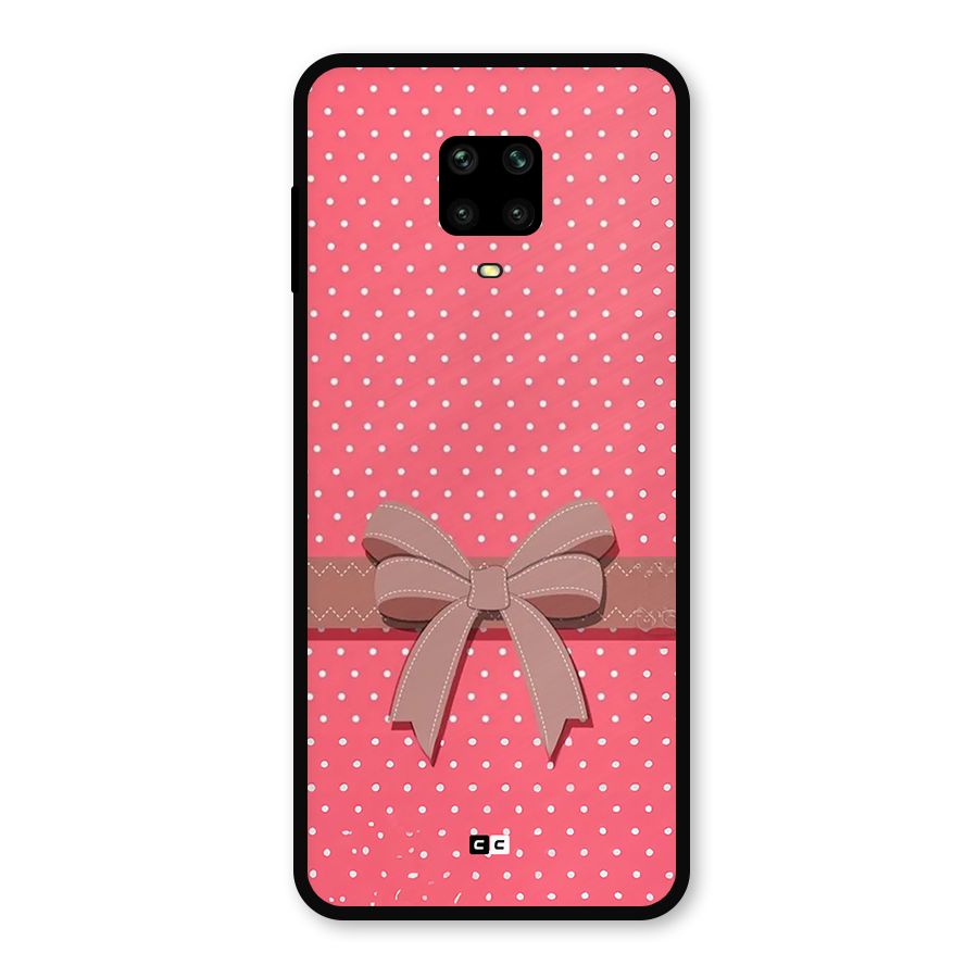 Gift Ribbon Metal Back Case for Redmi Note 9 Pro Max